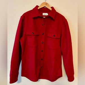 Taylor Stitch Wool Shirt Jacket/worn once (men's size 42/Red)